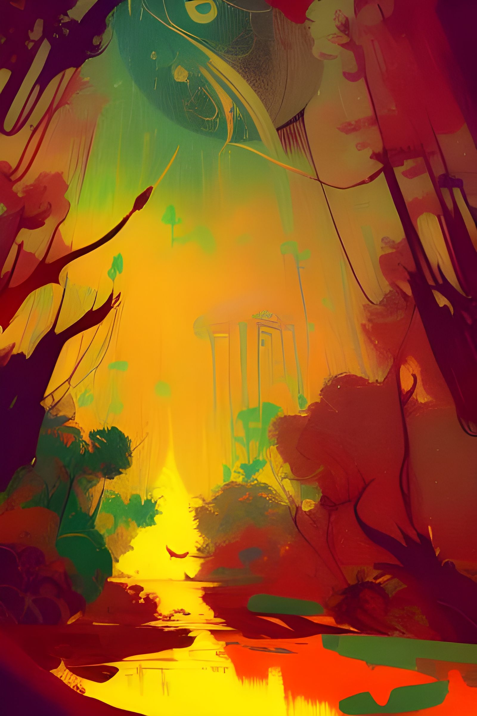 Spirits in Space: Anthropomorphic Forest Spirits