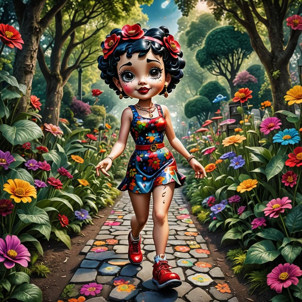 Betty Boop's Psychedelic Garden Adventure