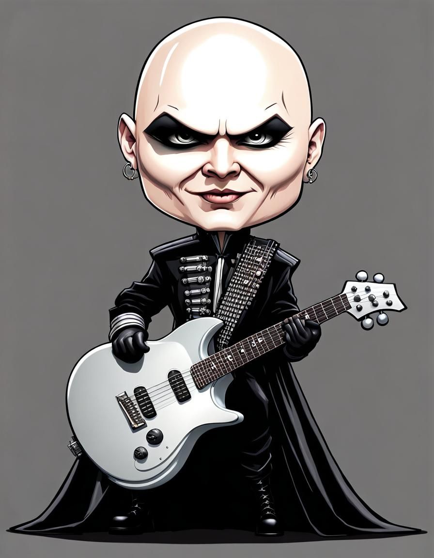Billy Corgan Caricature