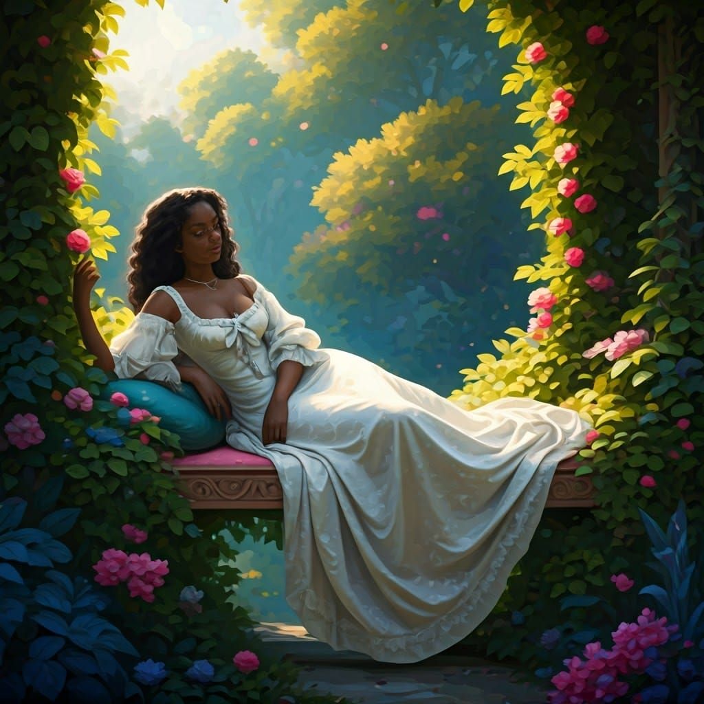 Romantic Rococo Beauty in Luxuriant Florals