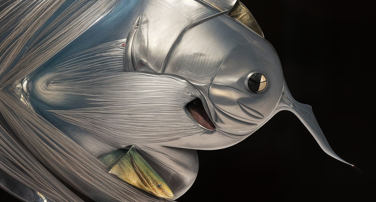 Ejected Fish: Photorealistic 3D Art on Artstation