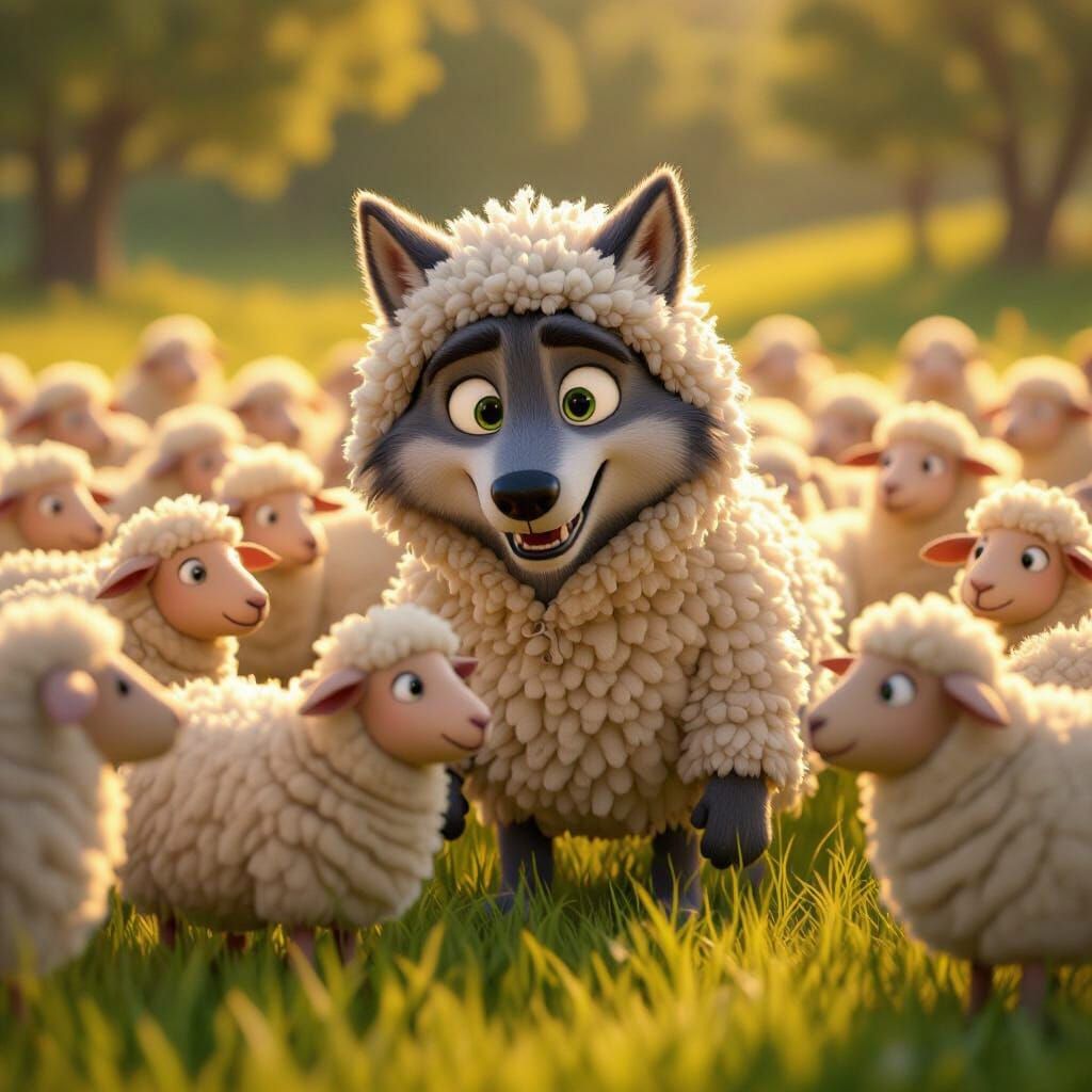 Wolf in Sheep's Clothing: Pixar 3D Animation