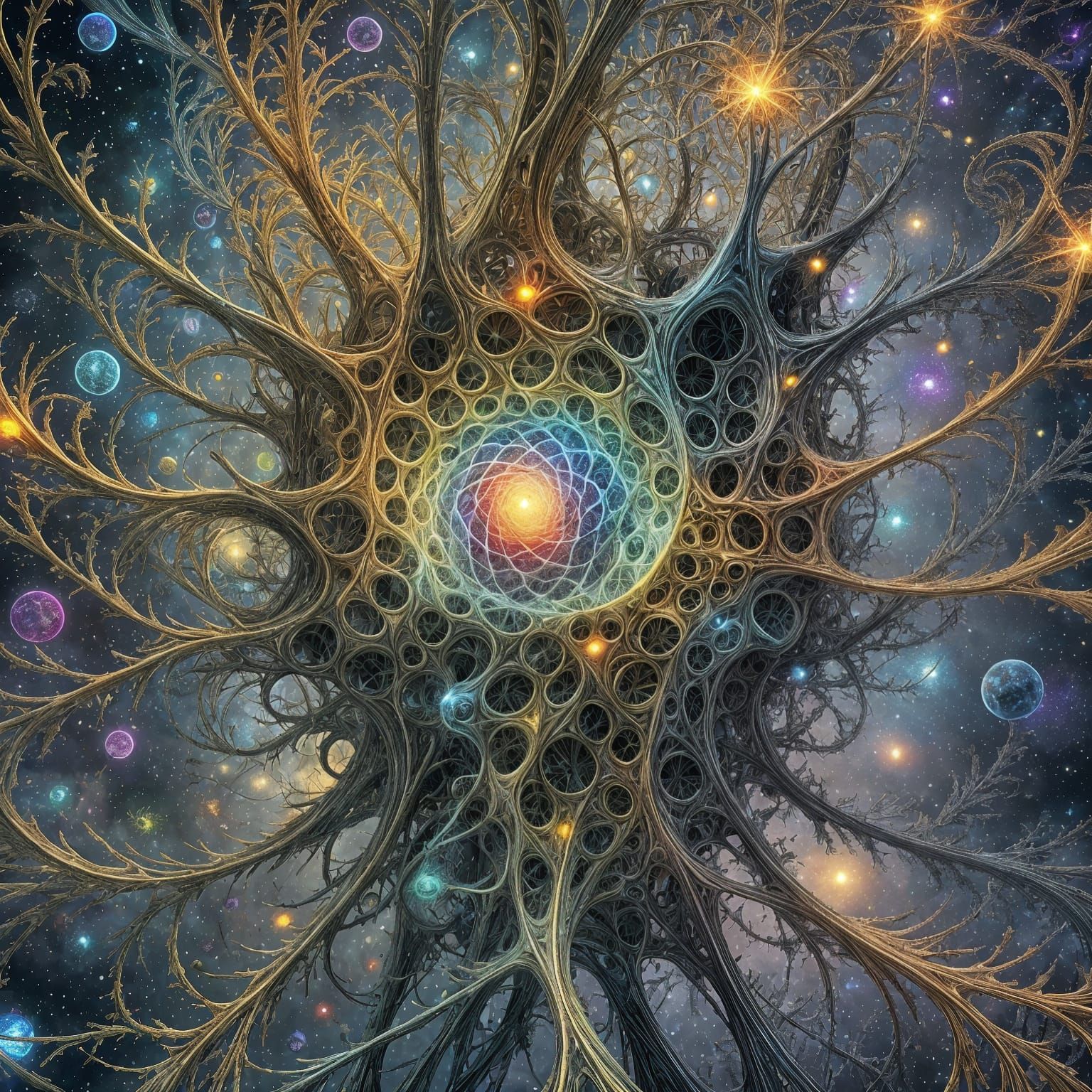 Fractal Quantum Field Theory Visualization