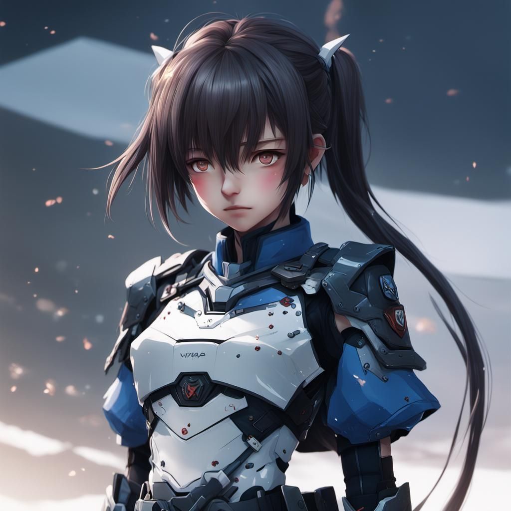 Anime-Inspired 3D Art in High Detail