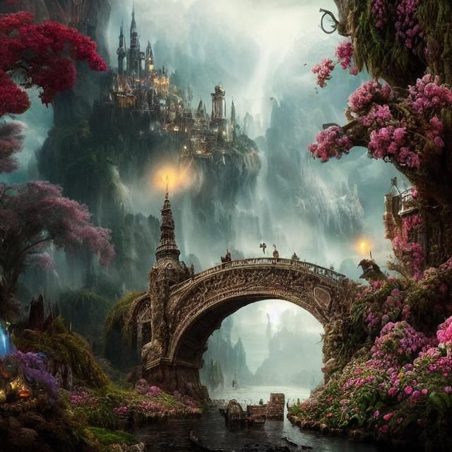 Epic Wonderland: A Cinematic Digital Painting