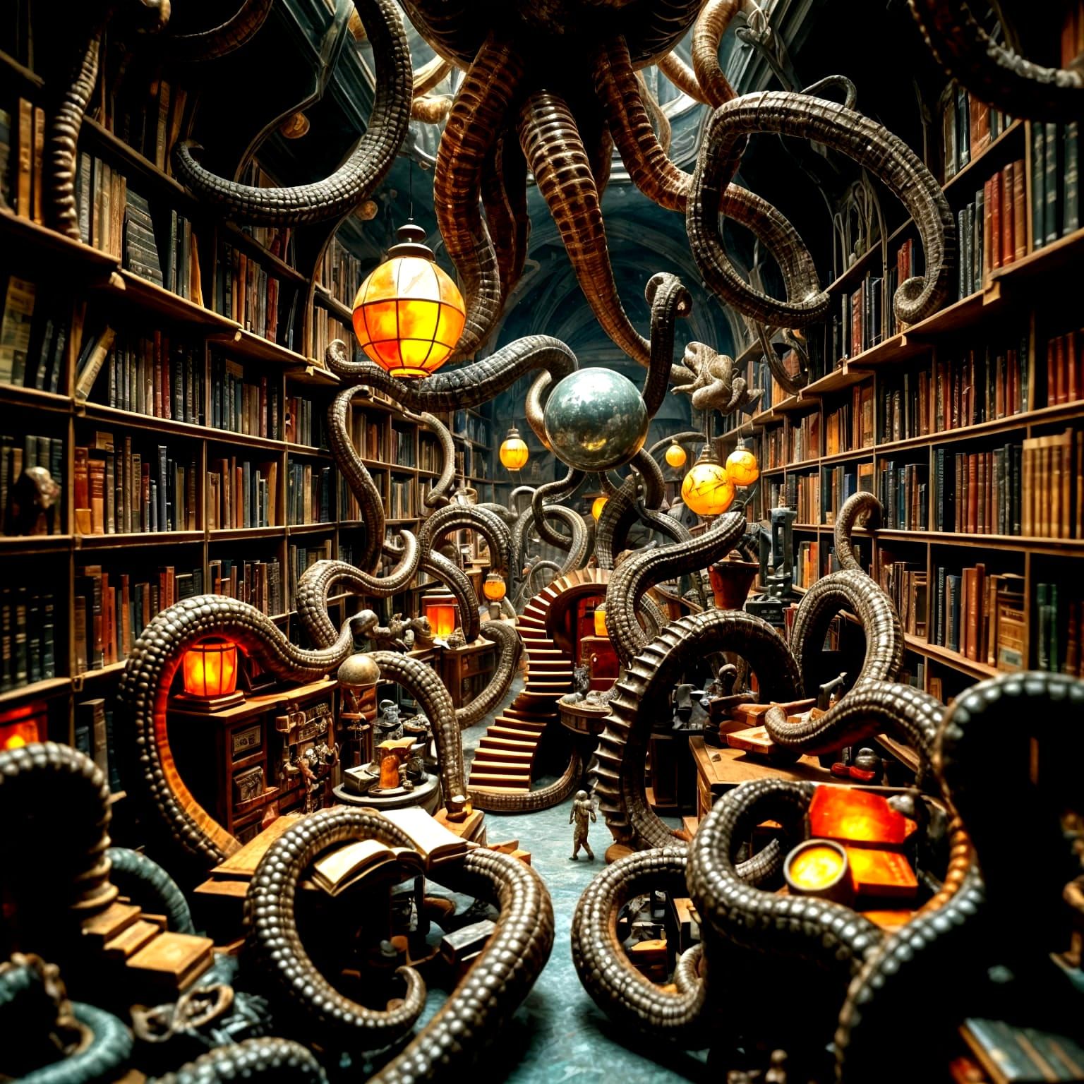 Nested Miniature Worlds in Renaissance Style