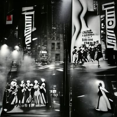 Broadway Lights in Klein Style