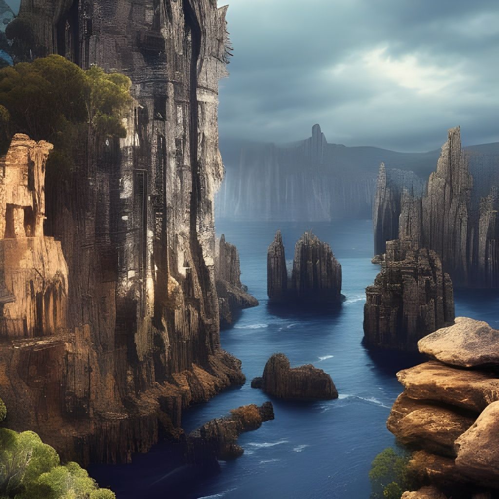 Epic Tasmania: Dramatic Digital Matte Painting