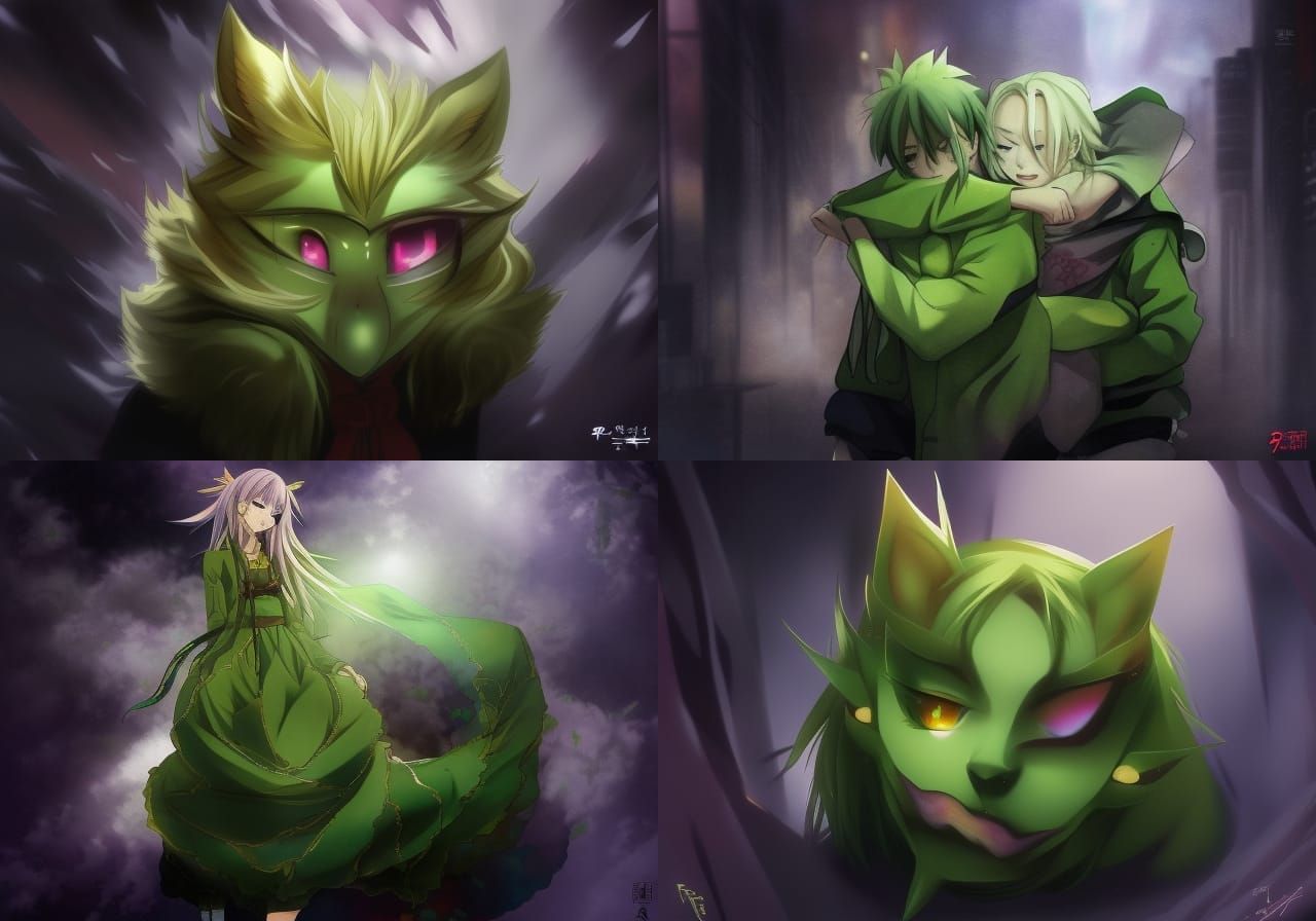 Anime Style King Pig Illustration