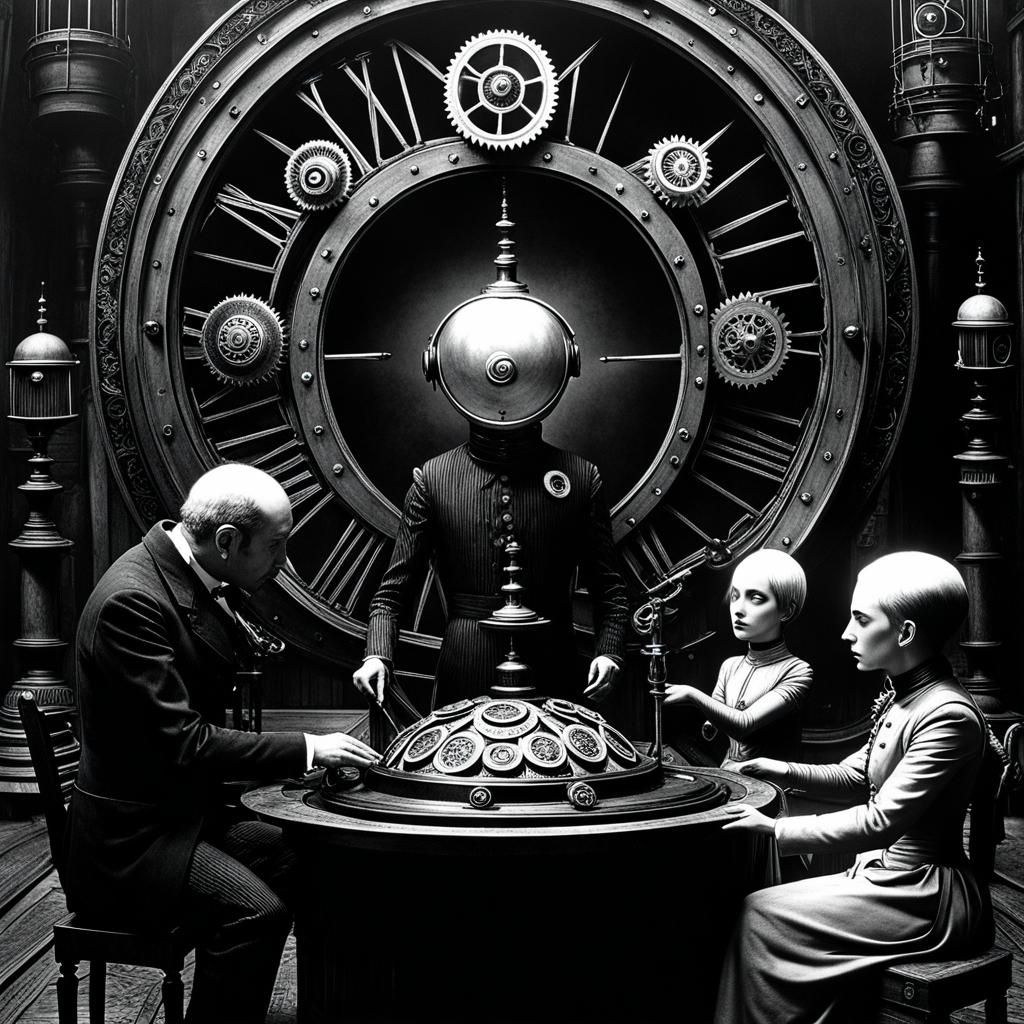 Brain Salad in Gothic Steampunk Style