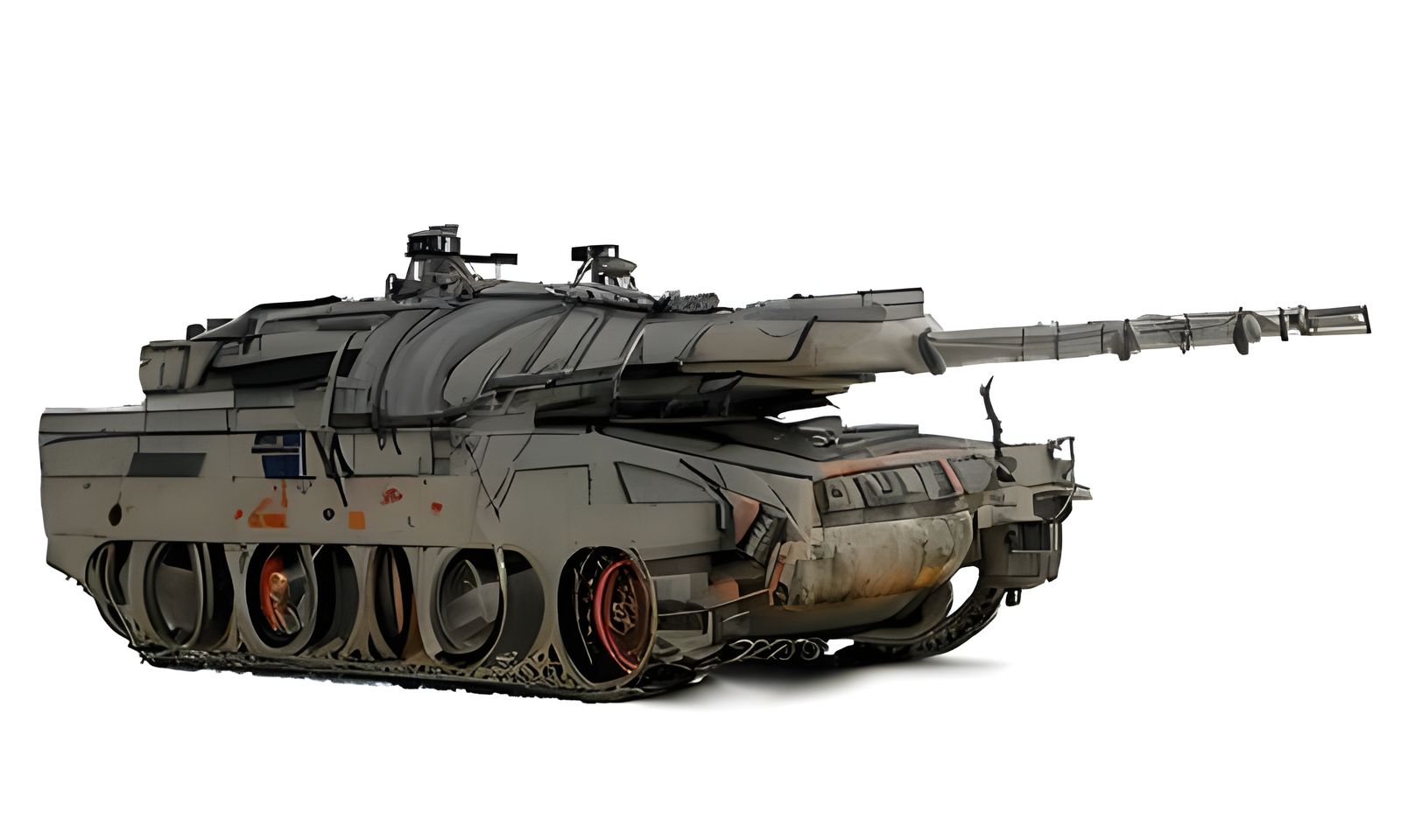 Cyberpunk Tank Concept Art in 8K Resolution