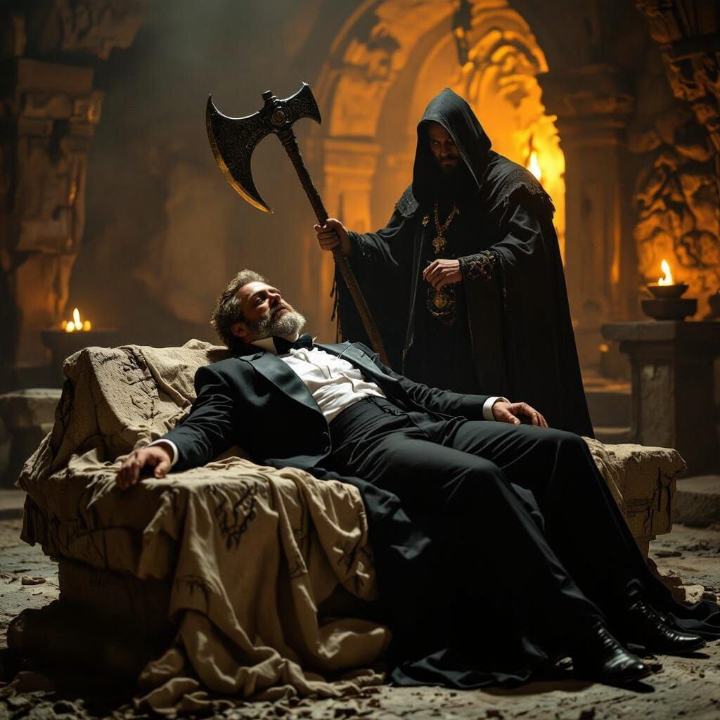 Lars Klingbeil on Opferaltar in Giger-esque Style