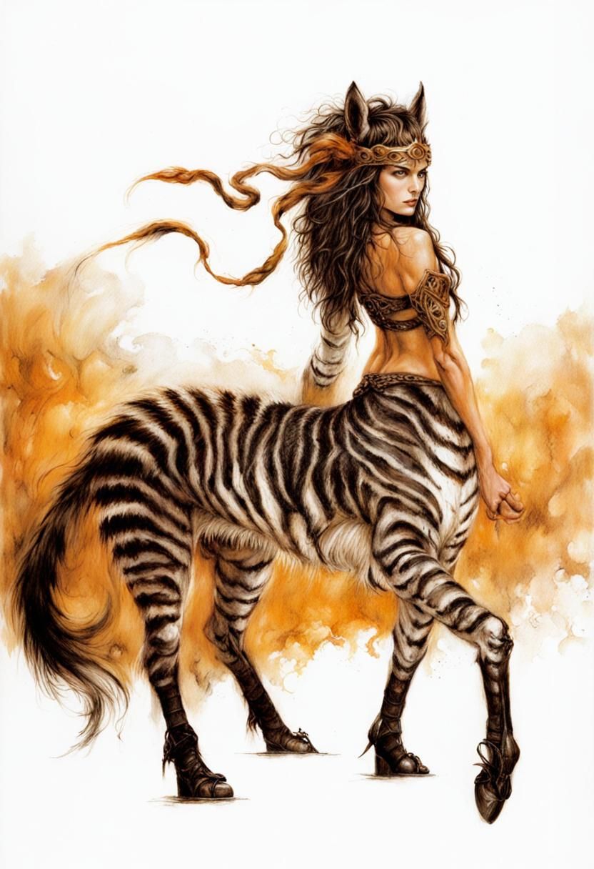 Ethereal Figure in Oil Painting Style