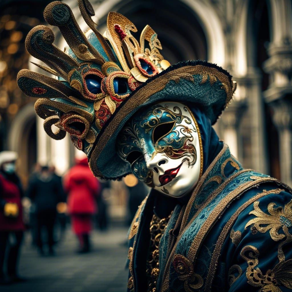 Intricate Masks of the Carnival of Venice