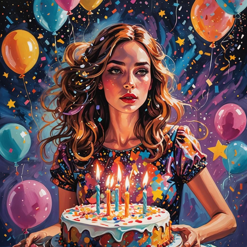 Vibrant Pop Art Birthday Celebration