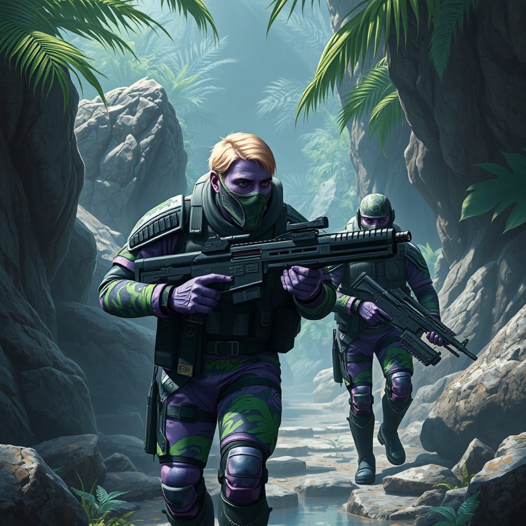 Future Warrior in Jungle Camouflage