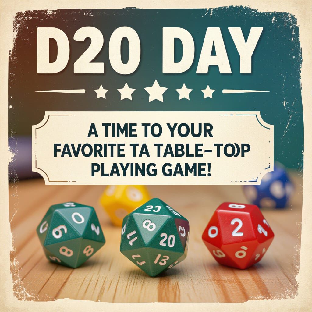 Celebrate D20 Day: Your Favorite Tabletop RPGs