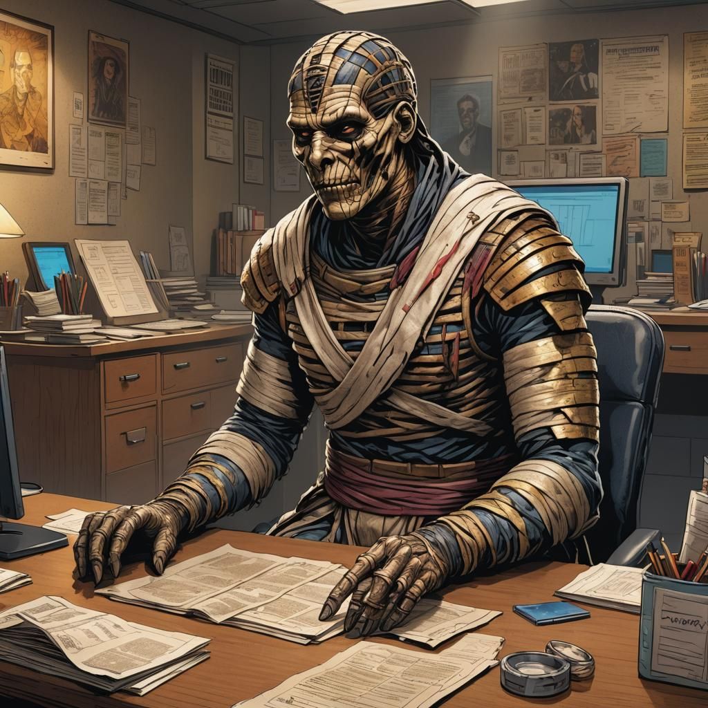 The Mummy as High School Guidance Counselor in Comic Art