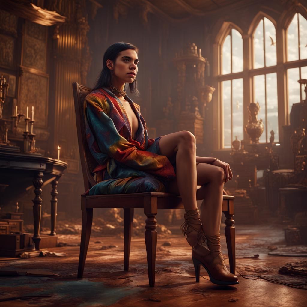 Fantasy Art: Young Man in Peril