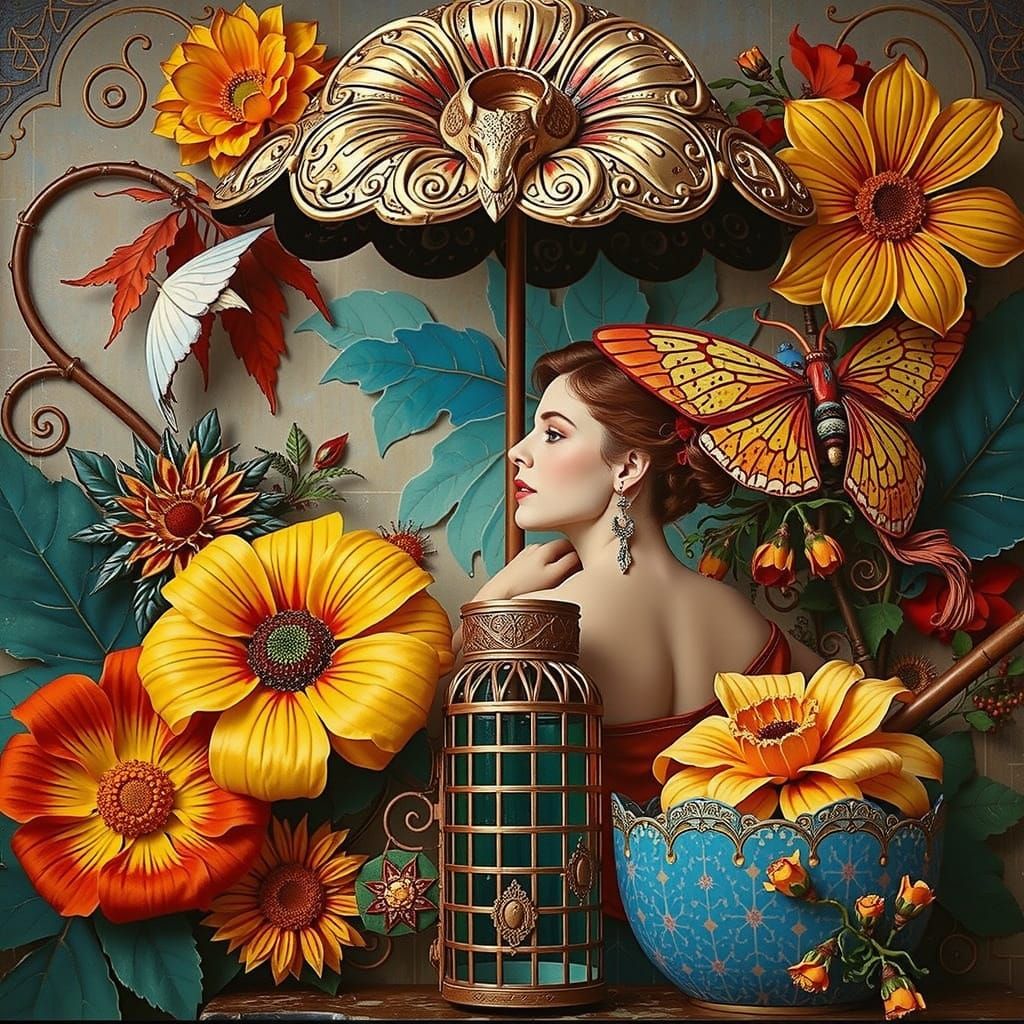 Art Nouveau Portrait of Louis Majorelle