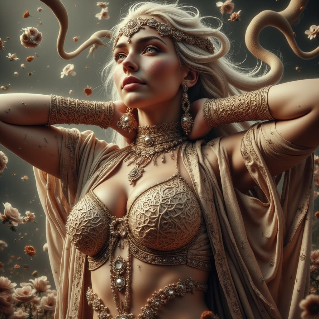 Hyperrealistic Daenerys Targaryen Belly Dance