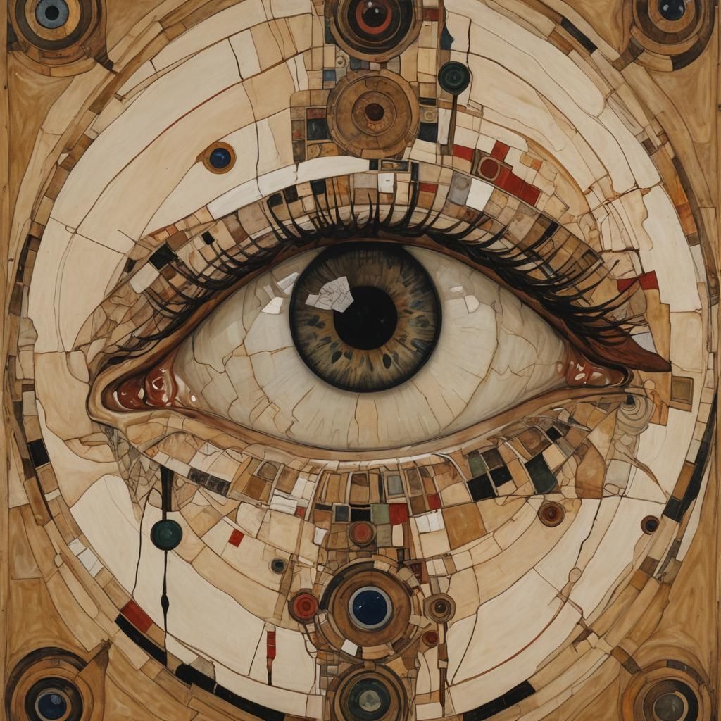Baroque Eye Ornamentation in High Detail