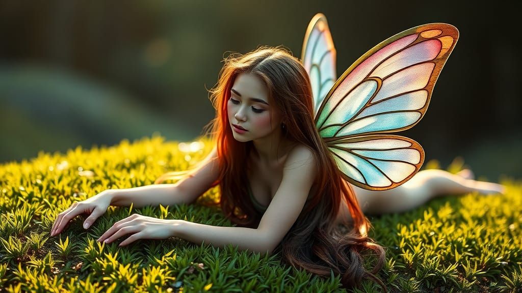 Serene Fairy Goddess on Emerald Hill