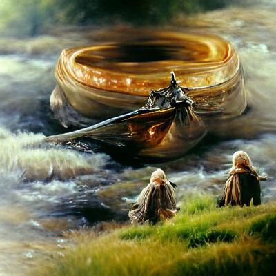 Lord of the Rings in Oil Painting Style