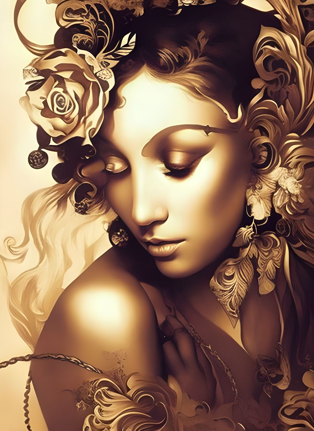 Surreal Politician Portrait in Symbolist Style