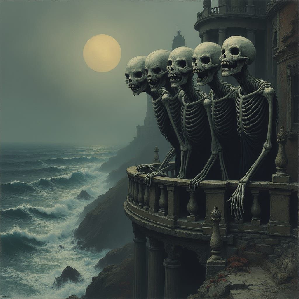 Skeletal Goddess of the Dark Ocean