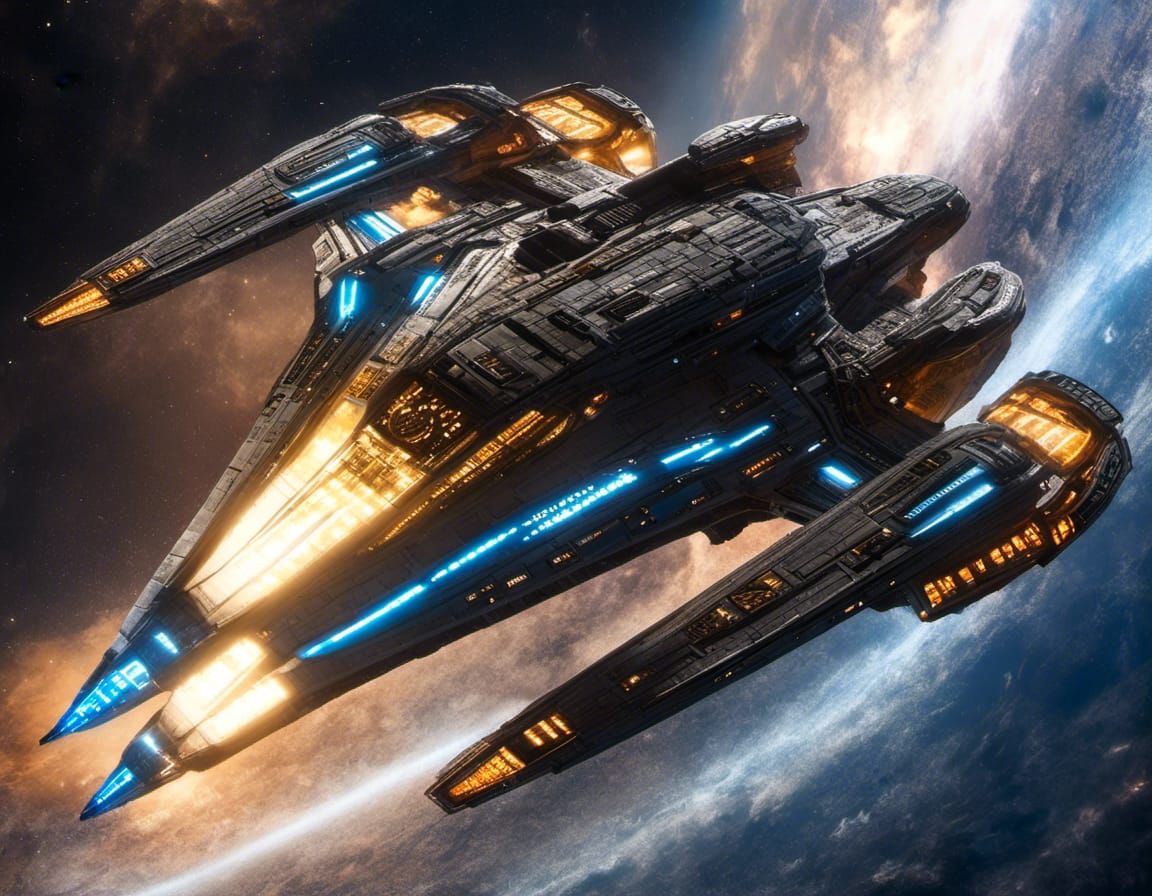 Star Trek Starship in Hyperrealistic Detail