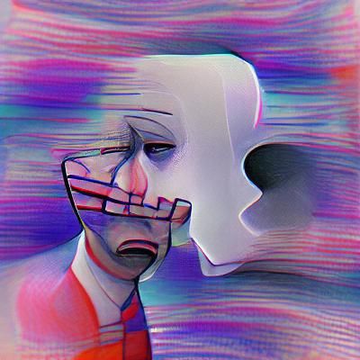 Abstract Image Generated from a Minimal Prompt