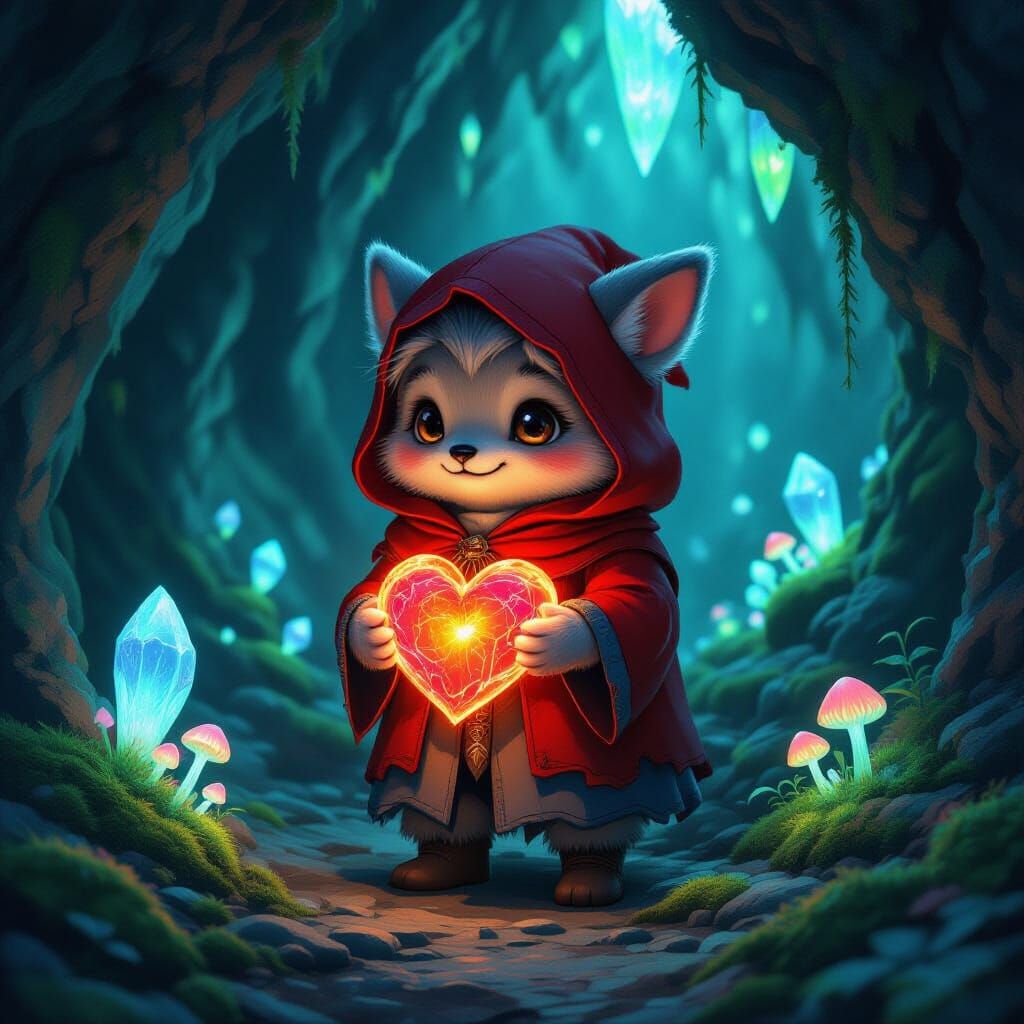 Enchanting Fluffaks Merchant in Crystal Cave