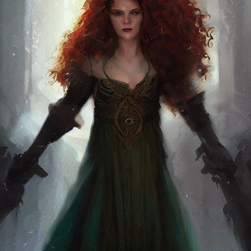 Celtic Princess Merida, Sinister Art Style
