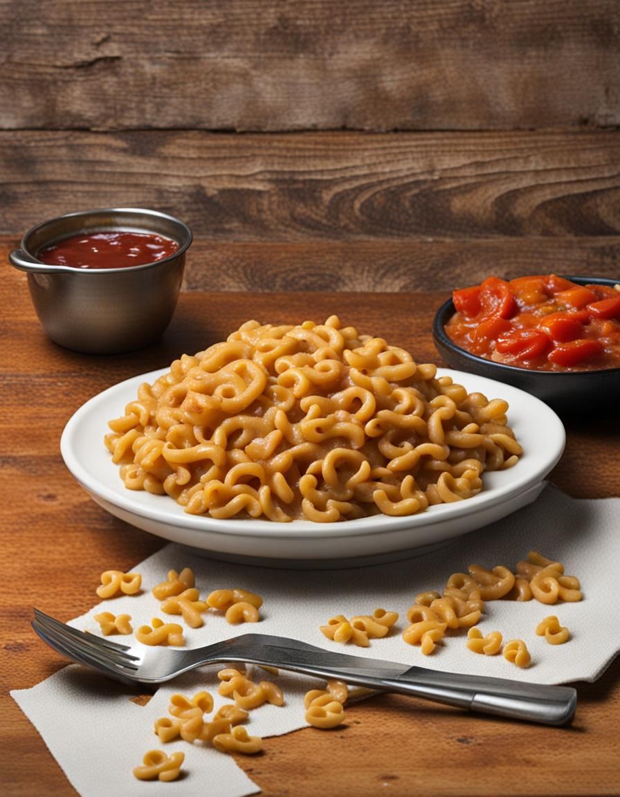 Hamburger Helper Box on a Tabletop