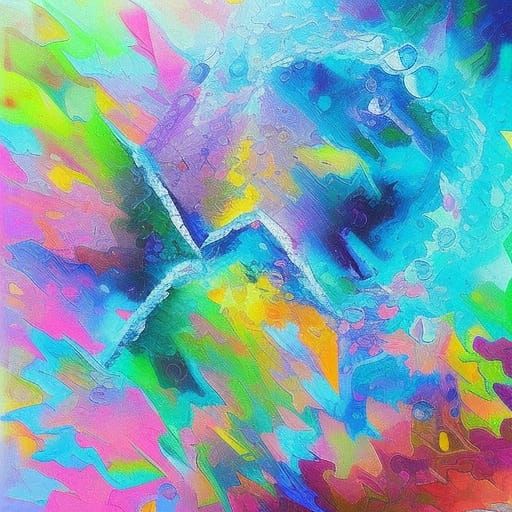 Abstract Water Diamond Painting Art