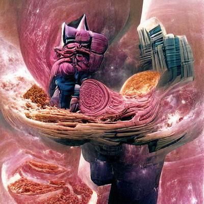 Galactus Devouring Planet Concept Art