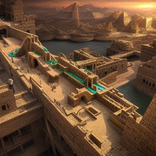 Epic Fantasy Ancient Egypt Playground Fort