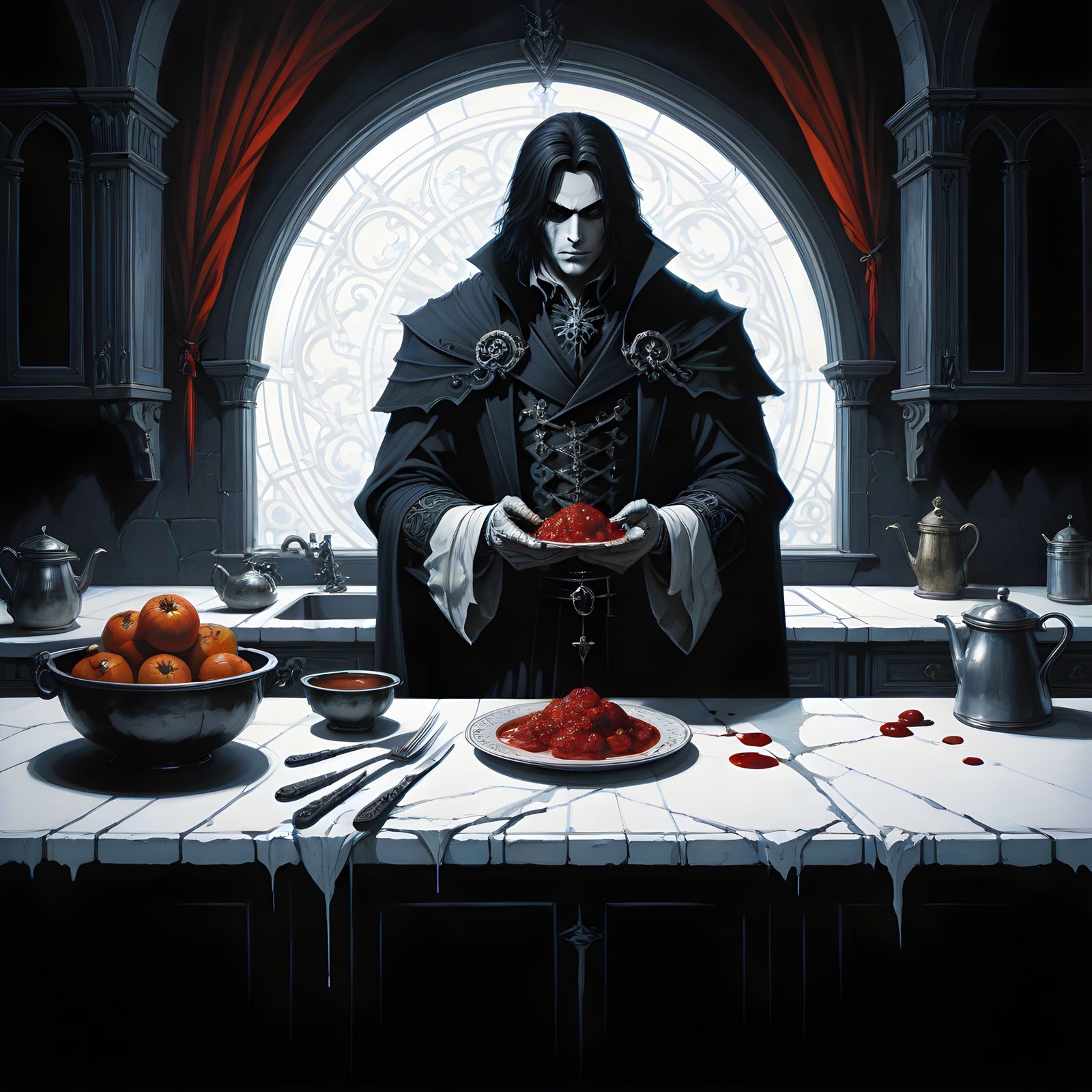 Gothic Horror in Dark Academia Style