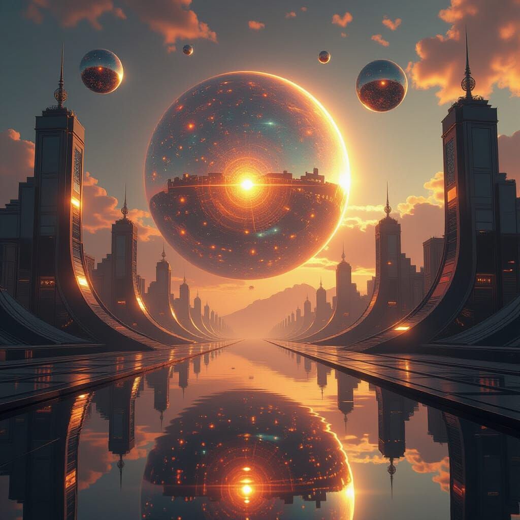 Exoplanet Mirrors Reflect Infinite Universes