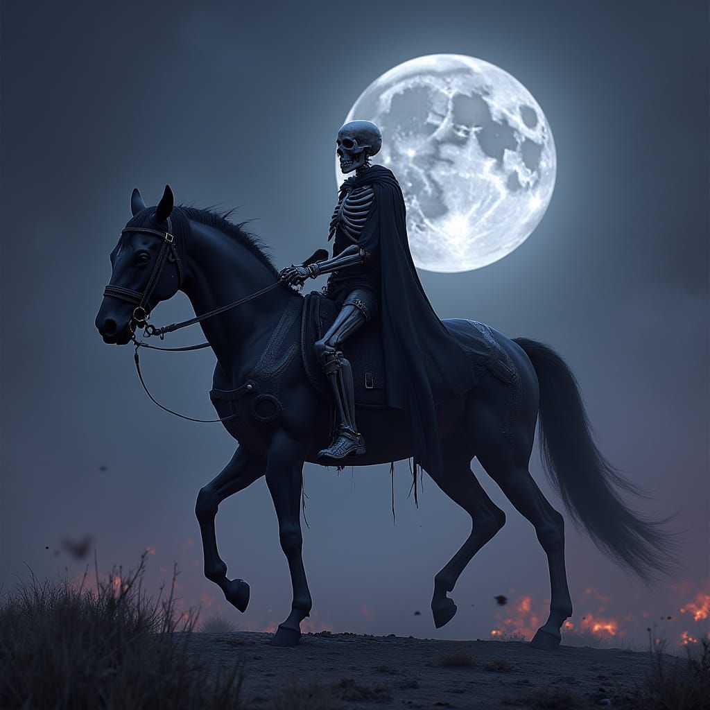 Ghost Rider on Dark Side of the Moon