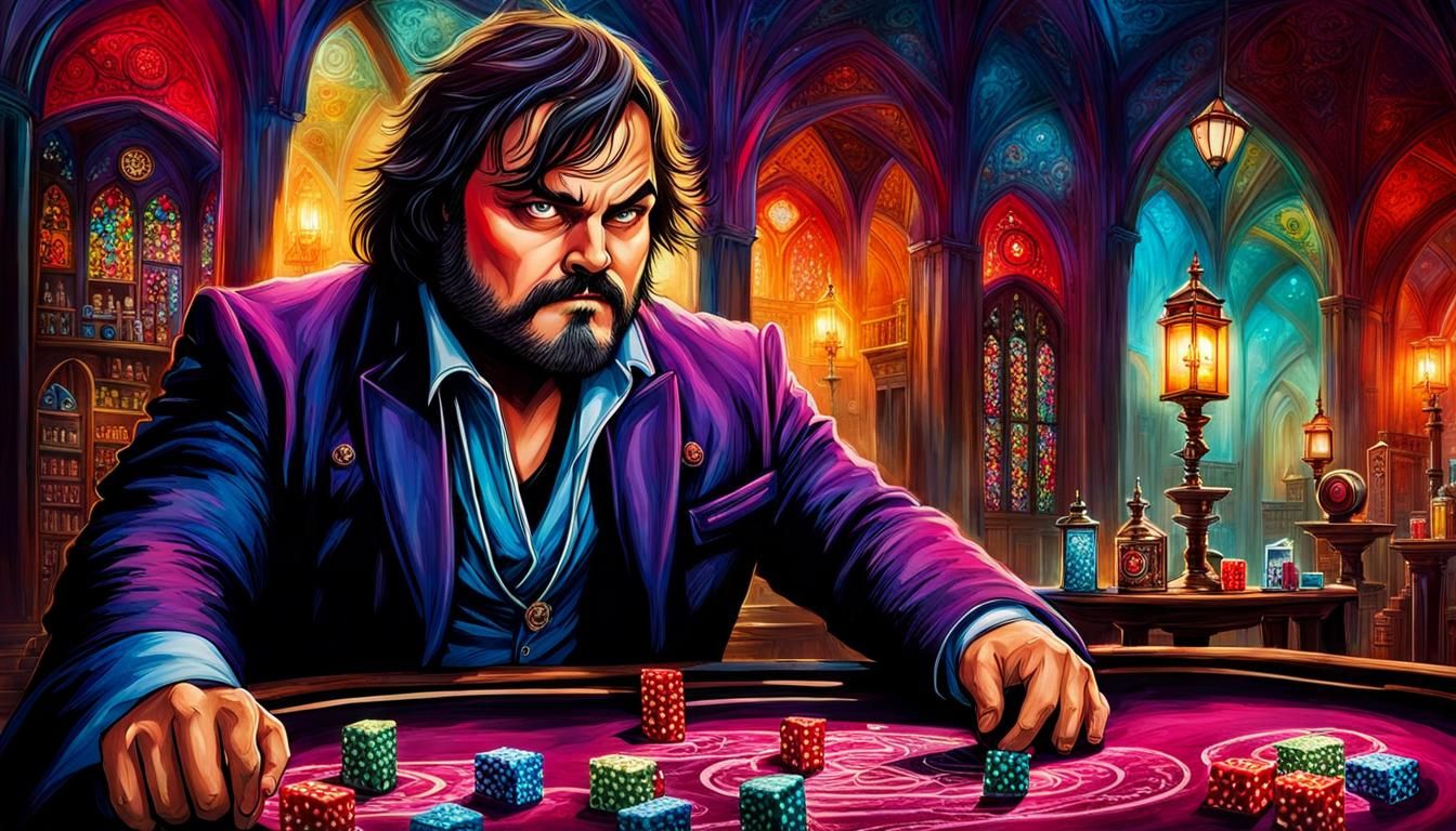 Jack Black as Ninja Black Jack Dealer