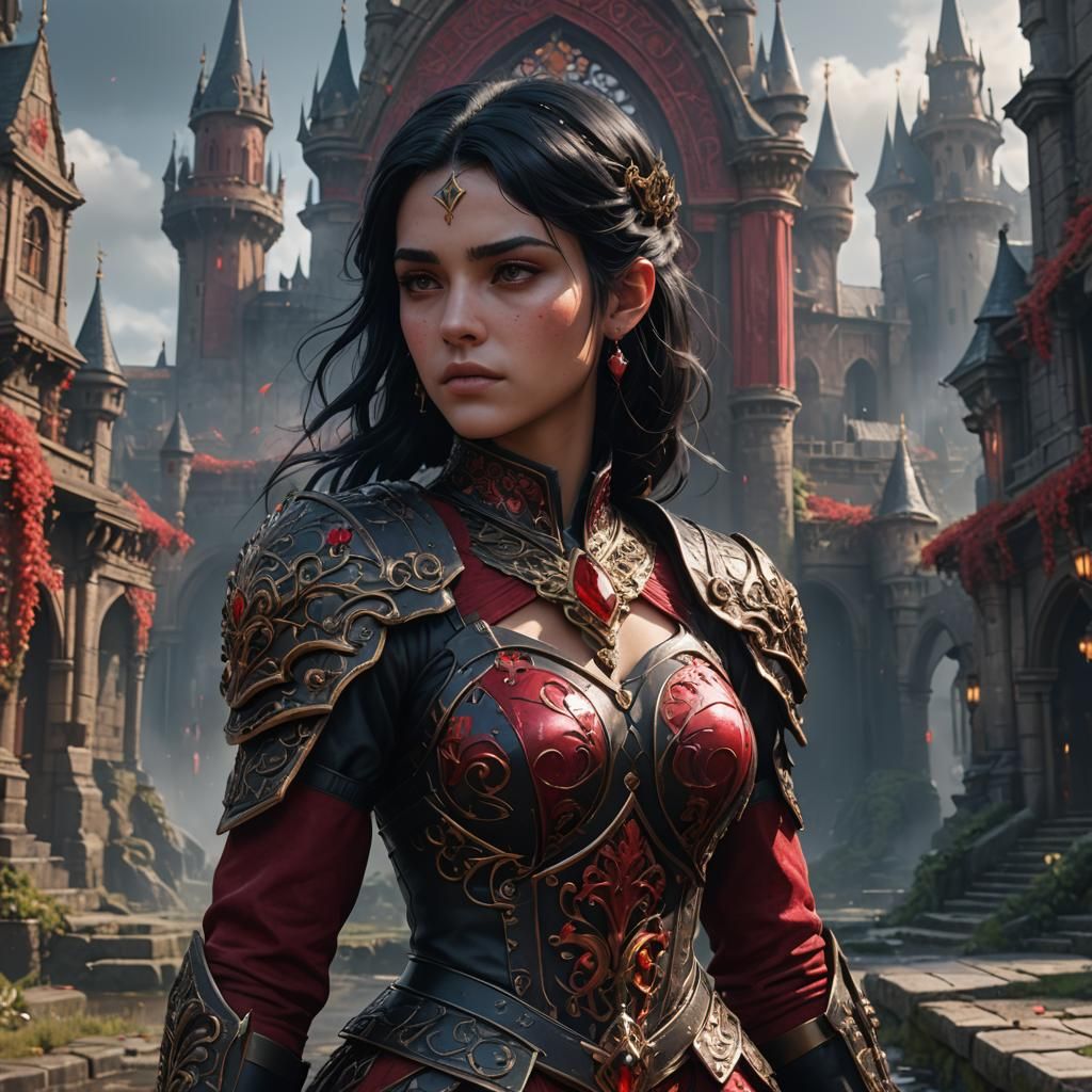 Fantasy Ruby Prince with Black Hair