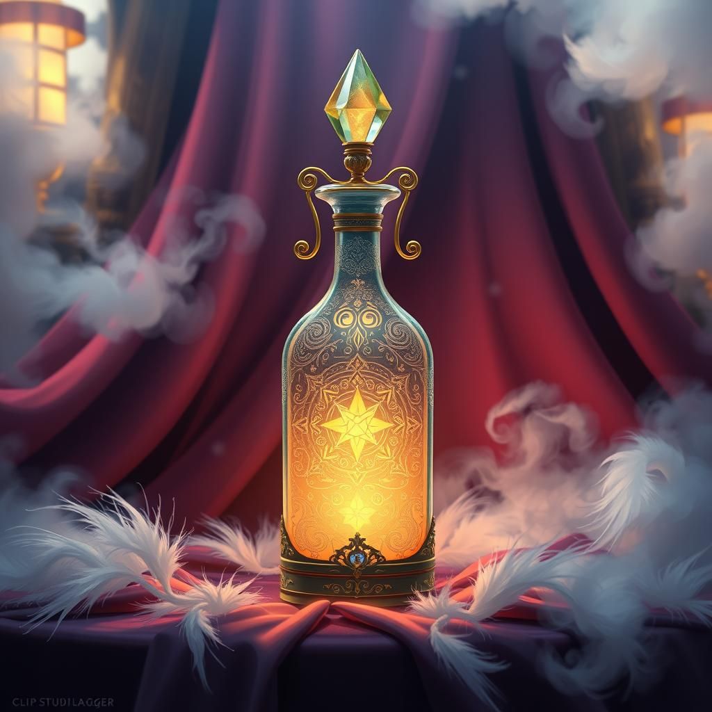 A diamond daze potion bottle