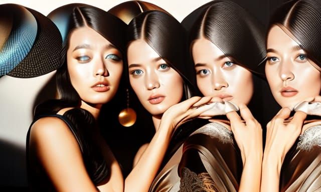 Photorealistic Image with Volumetric Lighting and Rich Color...