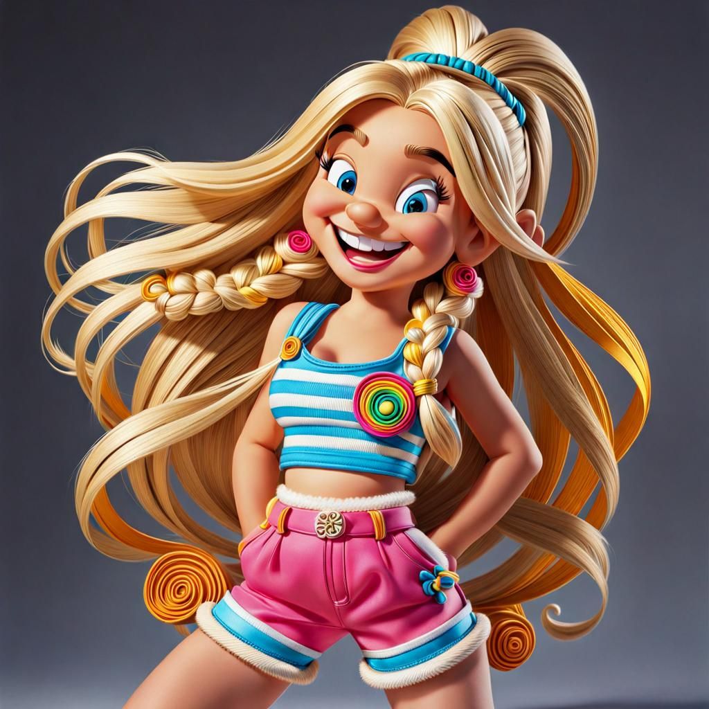 Asterix and Obelix's cheerleader