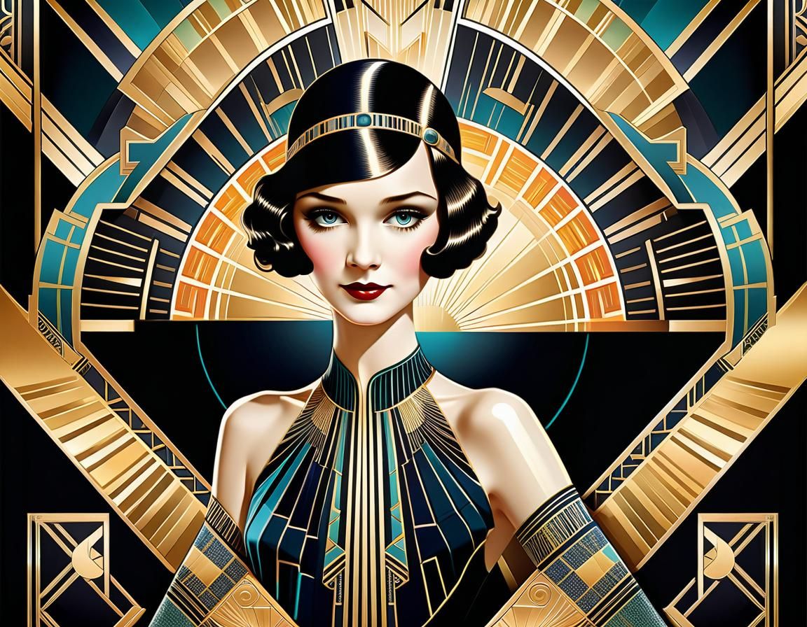 Poster Art Deco style