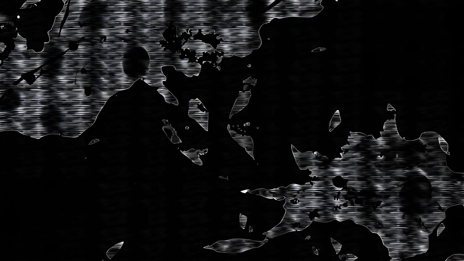 Surreal Fractal Landscape with Ouroborean Patterns