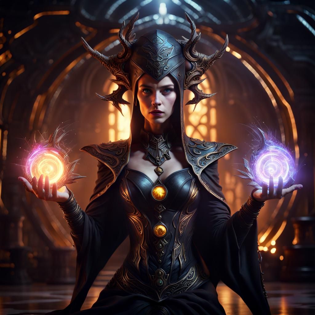 Warlock Creates Lifeform with Magic