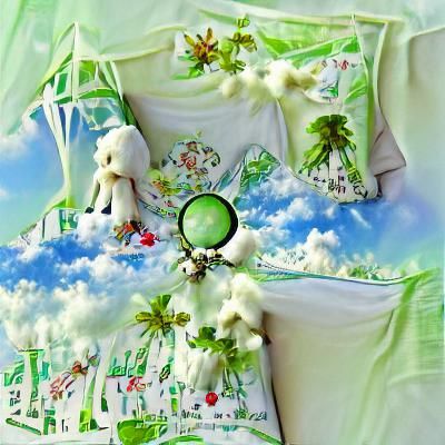 Whimsical Summer Dream in a Flowery World